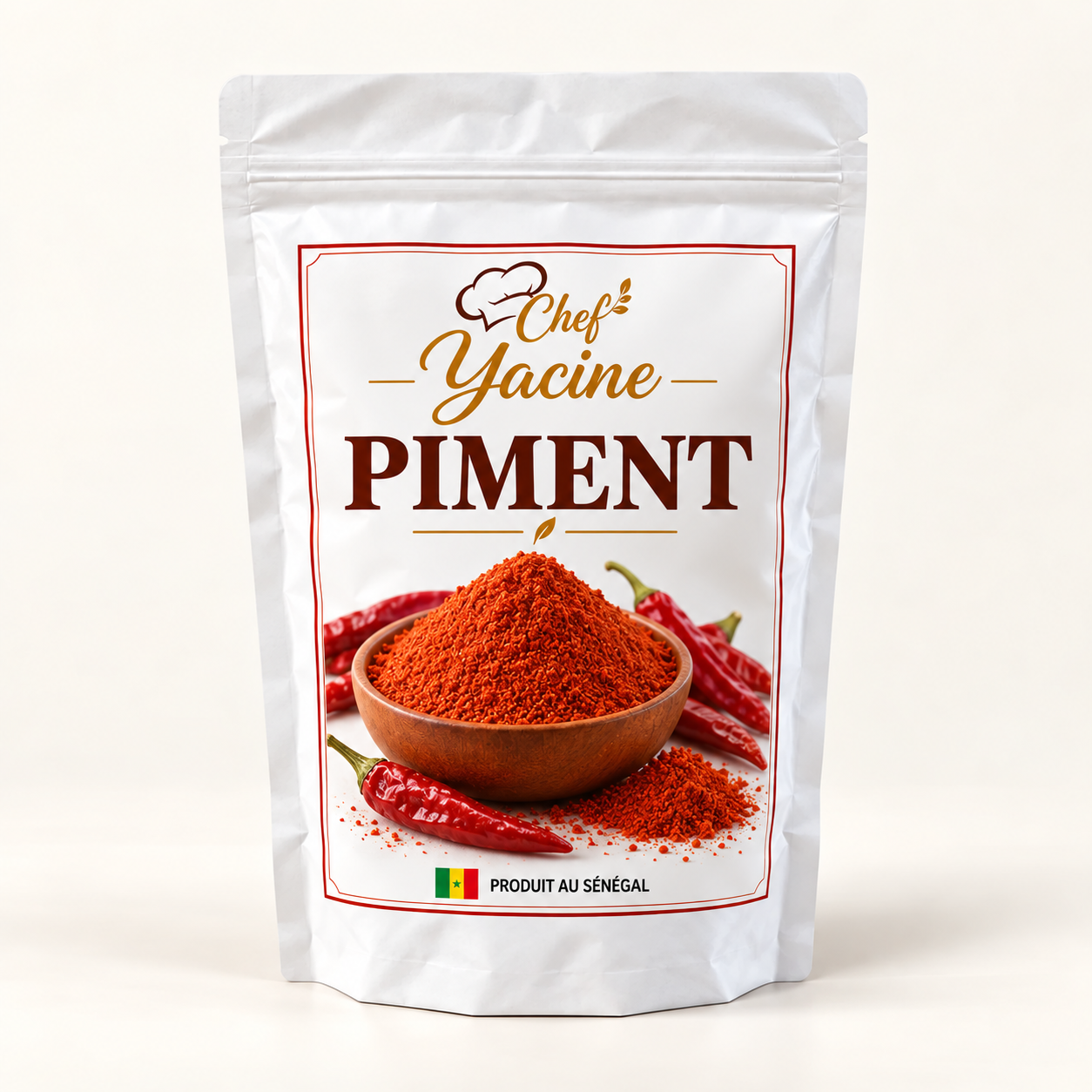 Piment Chef Yacine en sachet refermable harmonisé