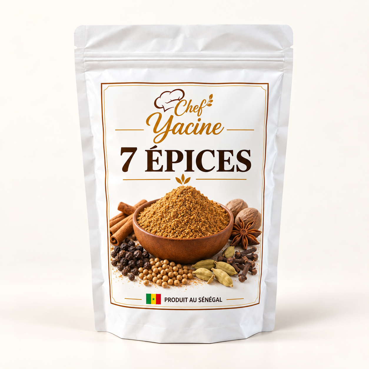 7 épices Chef Yacine en sachet refermable harmonisé